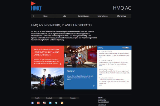 HMQ-Website, Portal Screenshot