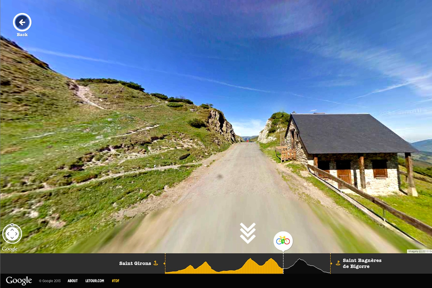 proform tour de france google maps