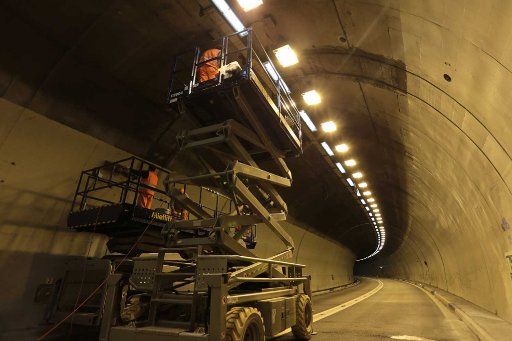 A13 Viamalatunnel, Deformationsmessung, HMQ AG