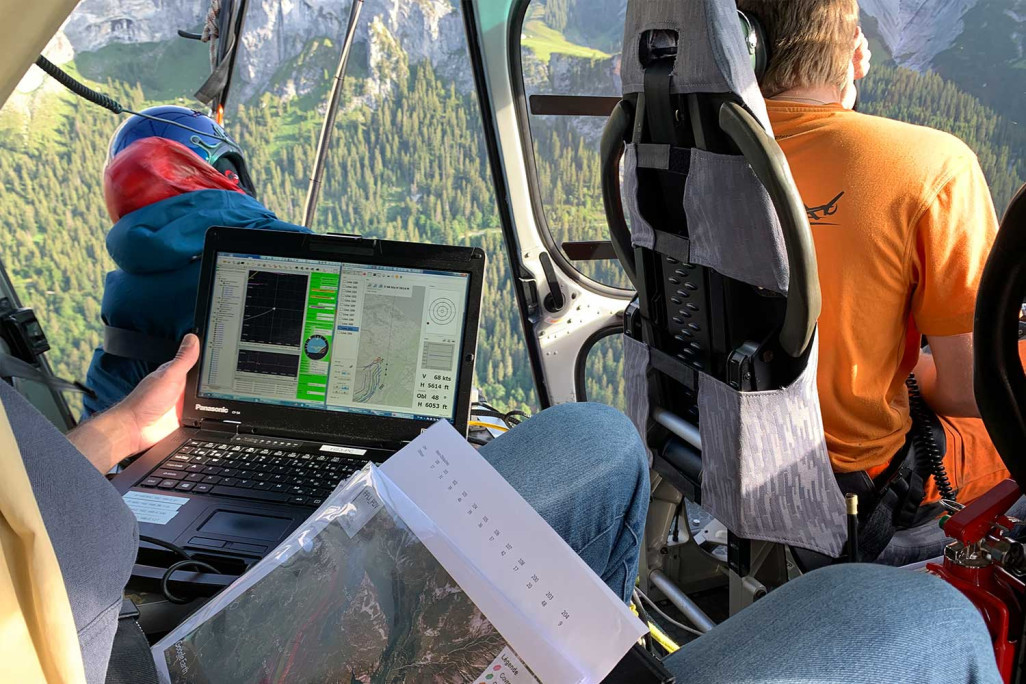 Heliscanning, Monitoringlösungen bei Naturgefahren, HMQ AG