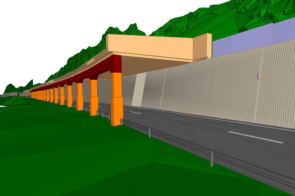 BIM-Modell Infrastrukturanlage, HMQ AG