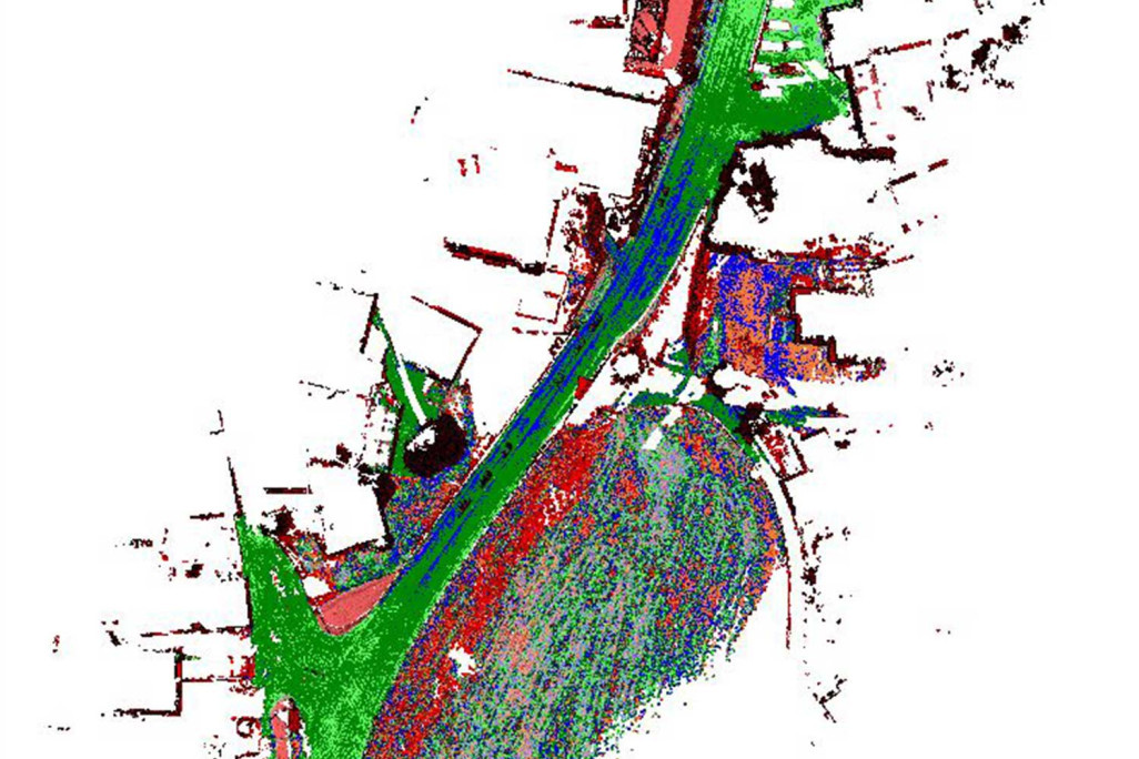 Mobile Mapping Punktwolke Ergebnisse, HMQ AG
